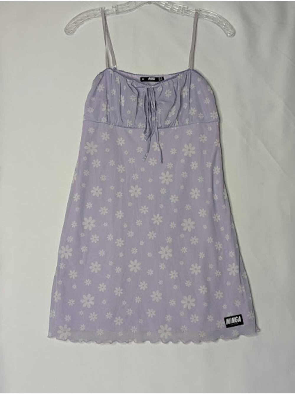 Flower Girl Lilac Mini Dress MINGA LONDON Size 10 Festival Fairycore, Kawaii0